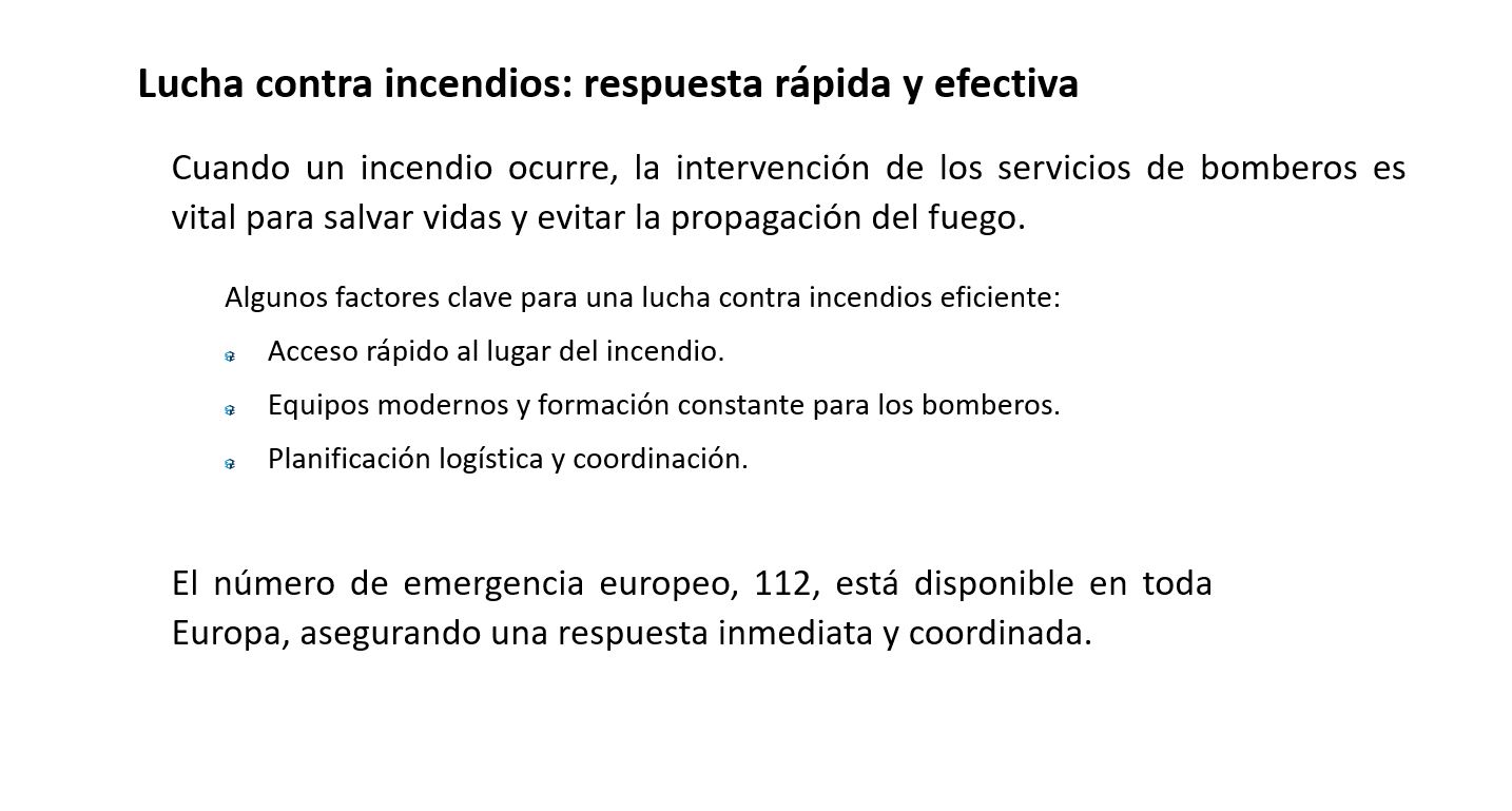 Lucha contra incendios: respuesta rápida y eficaz